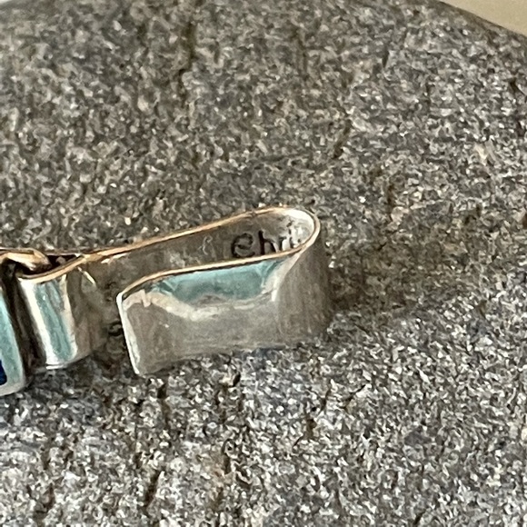 Christin Wolf Lapis Link Vintage Bracelet - Picture 14 of 15